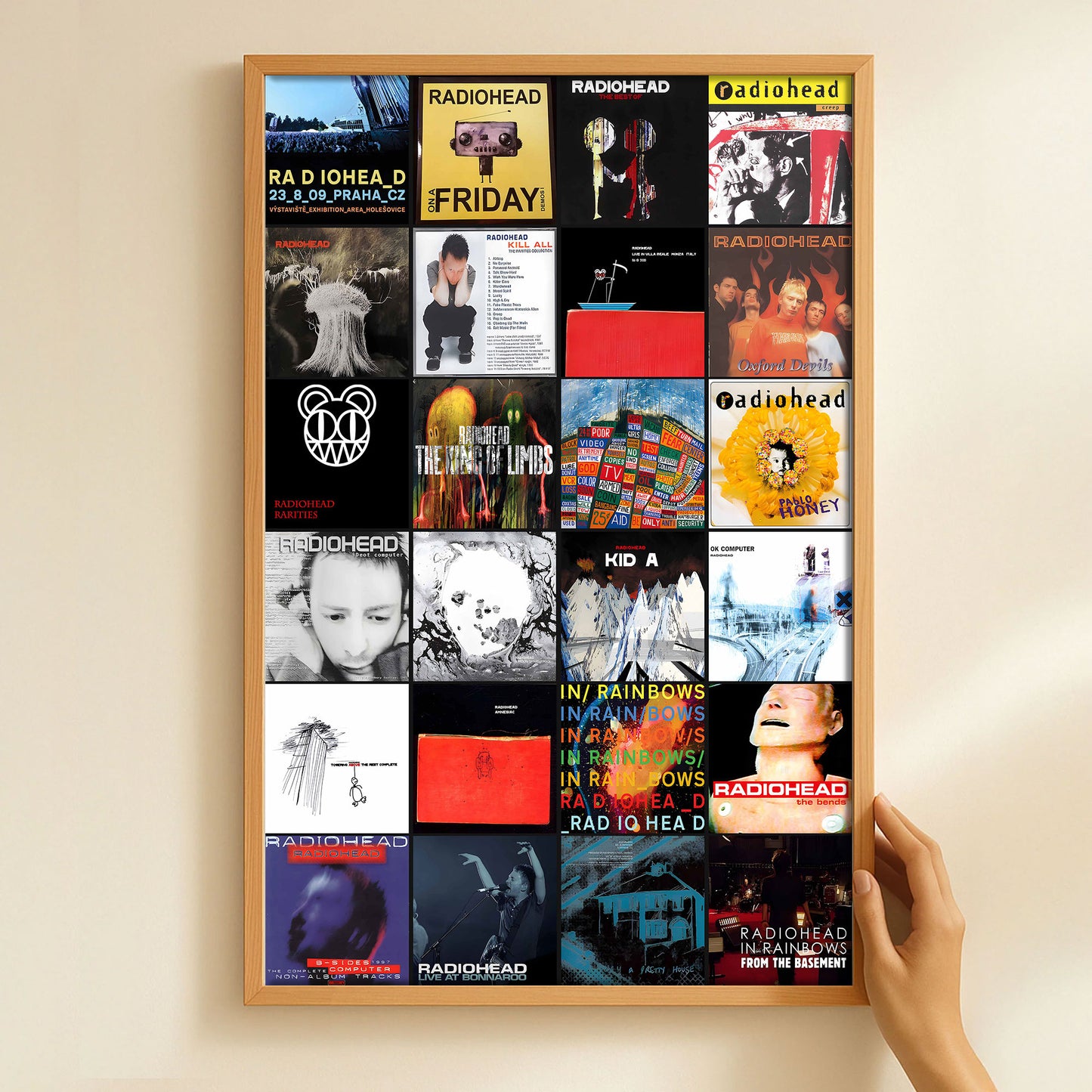 Radiohead Poster – A Collection of Moments That Still Echo