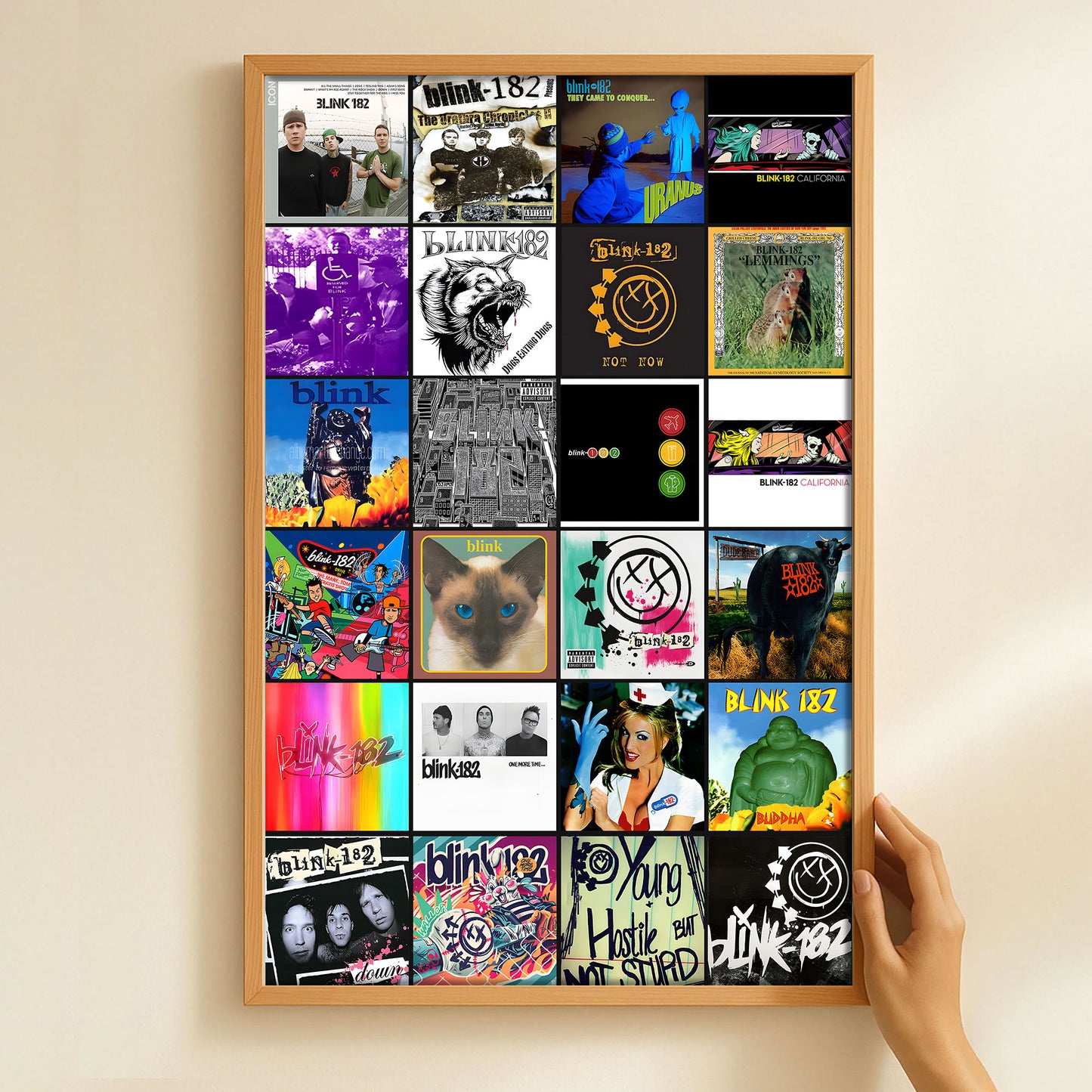 Blink-182 Poster – Loud Moments of Youth, Chaos, and Growing Up