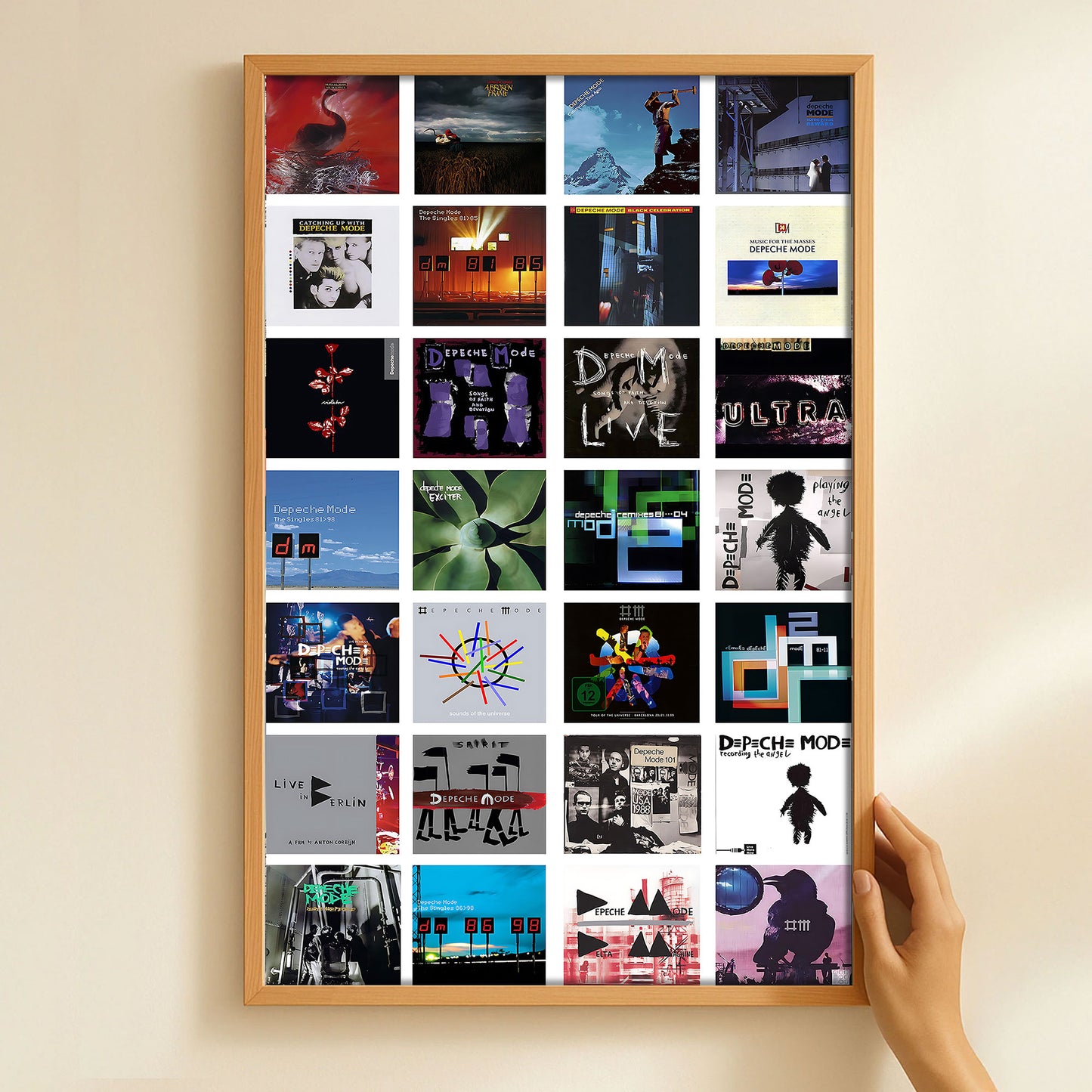 Depeche Mode Poster – Moments of Silence, Desire, and Sound