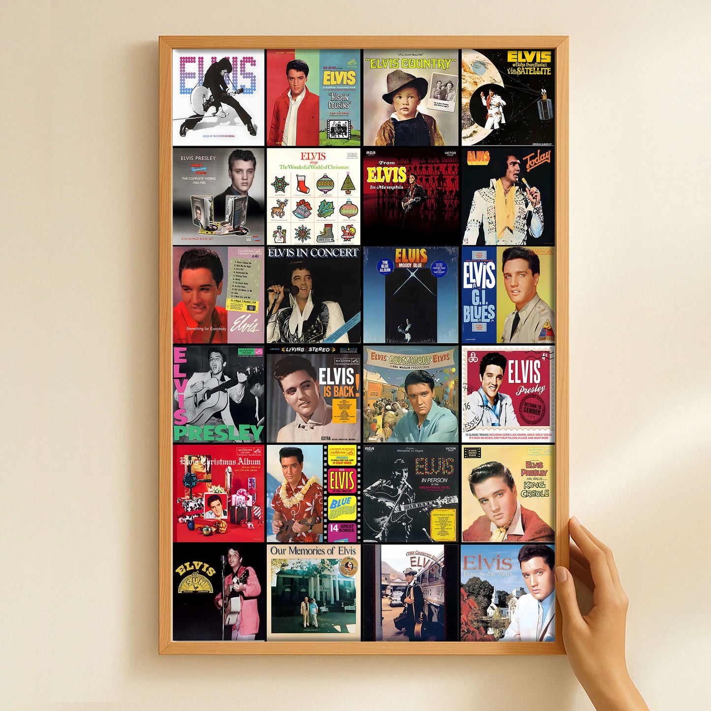Elvis Presley Poster – Moments of a Voice That Changed Everything