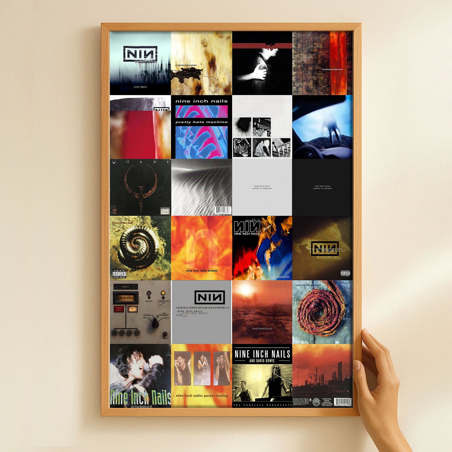 Nine Inch Nails Poster – Moments of Tension, Release, and Inner Noise