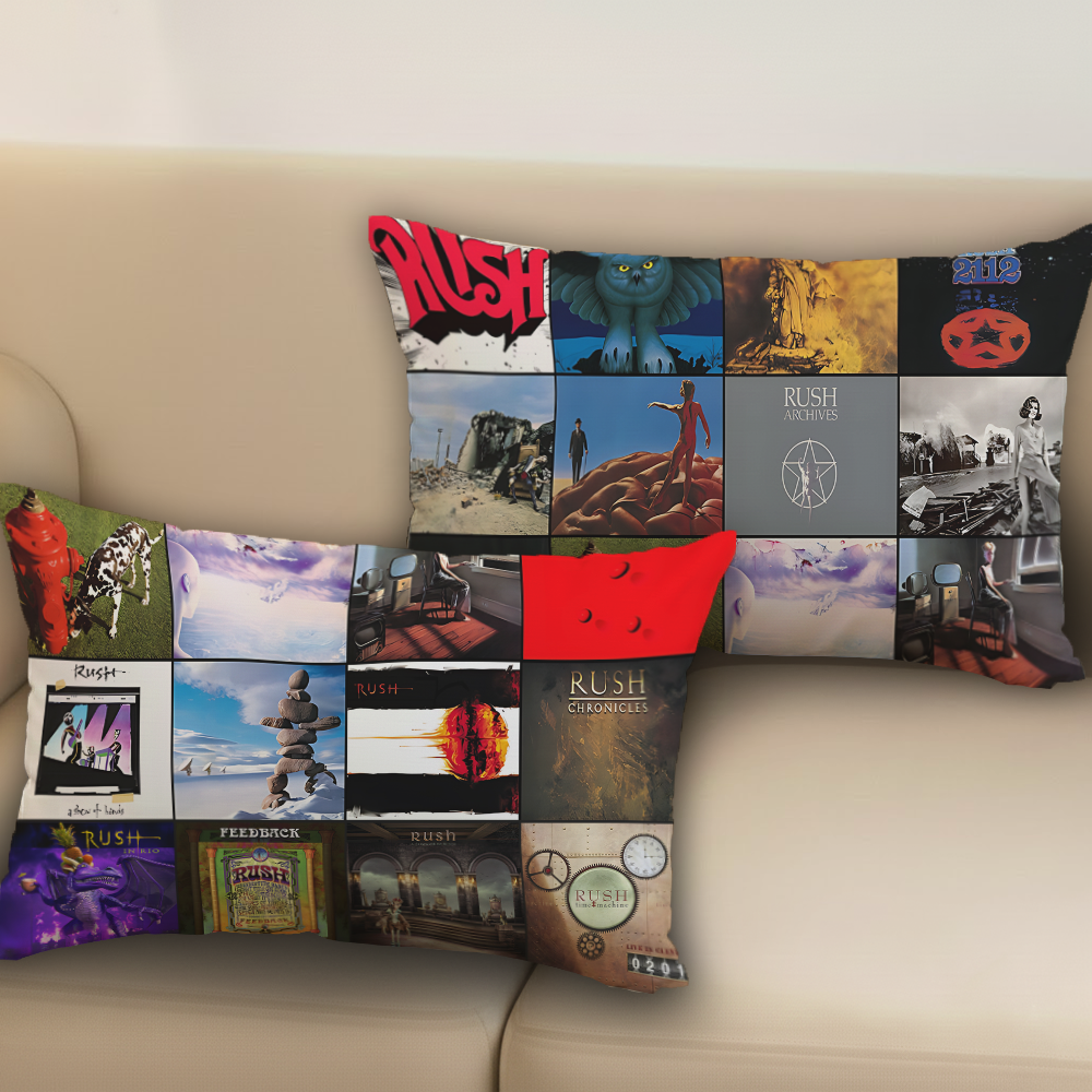 Rush Album Collage Bedding Set – Classic Rock Music Fan Bedroom Decor