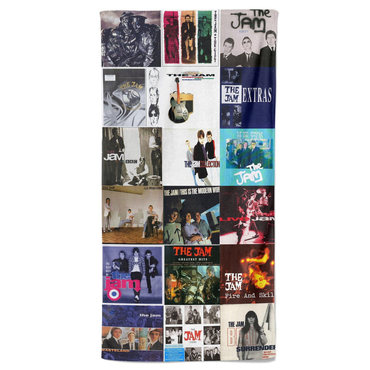 The Jam Beach Towel – Album Cover Collage Classic Rock Towel
