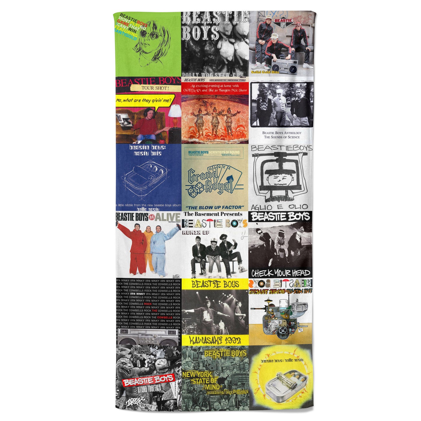 Beastie Boys Beach Towel – Album Cover Collage Hip-Hop Towel