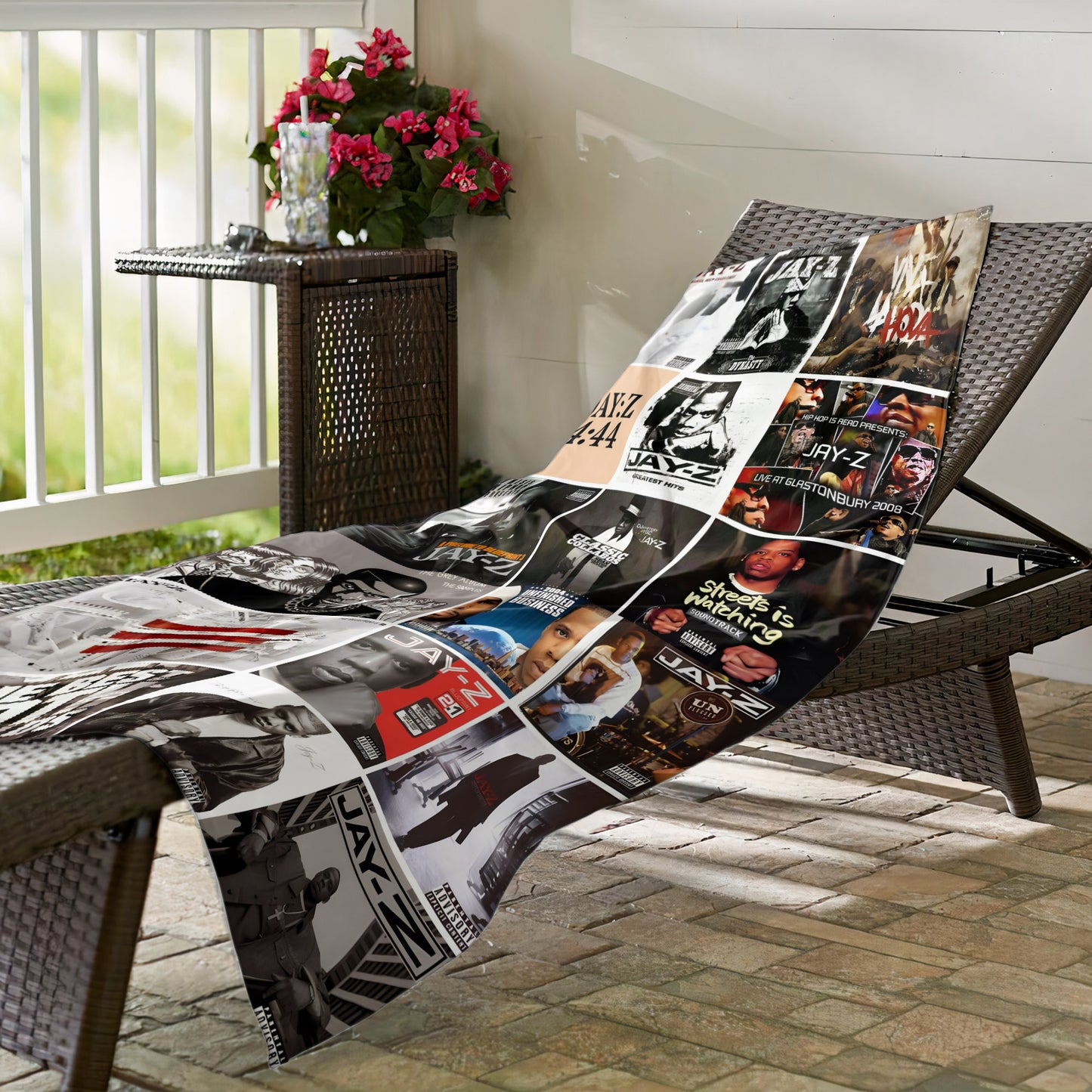 Jay-Z Beach Towel – Album Cover Collage Hip-Hop Towel