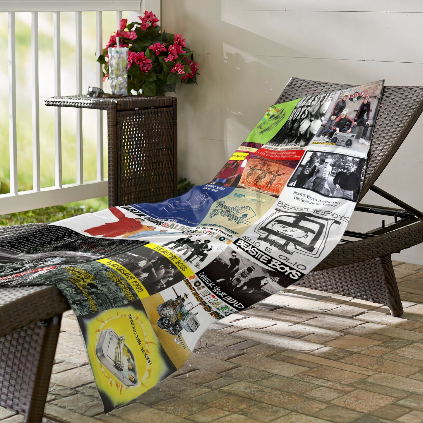Beastie Boys Beach Towel – Album Cover Collage Hip-Hop Towel