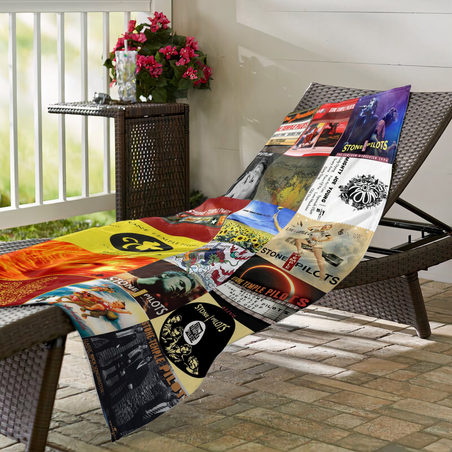 Stone Temple Pilots Beach Towel – Album Cover Collage Classic Rock Towel