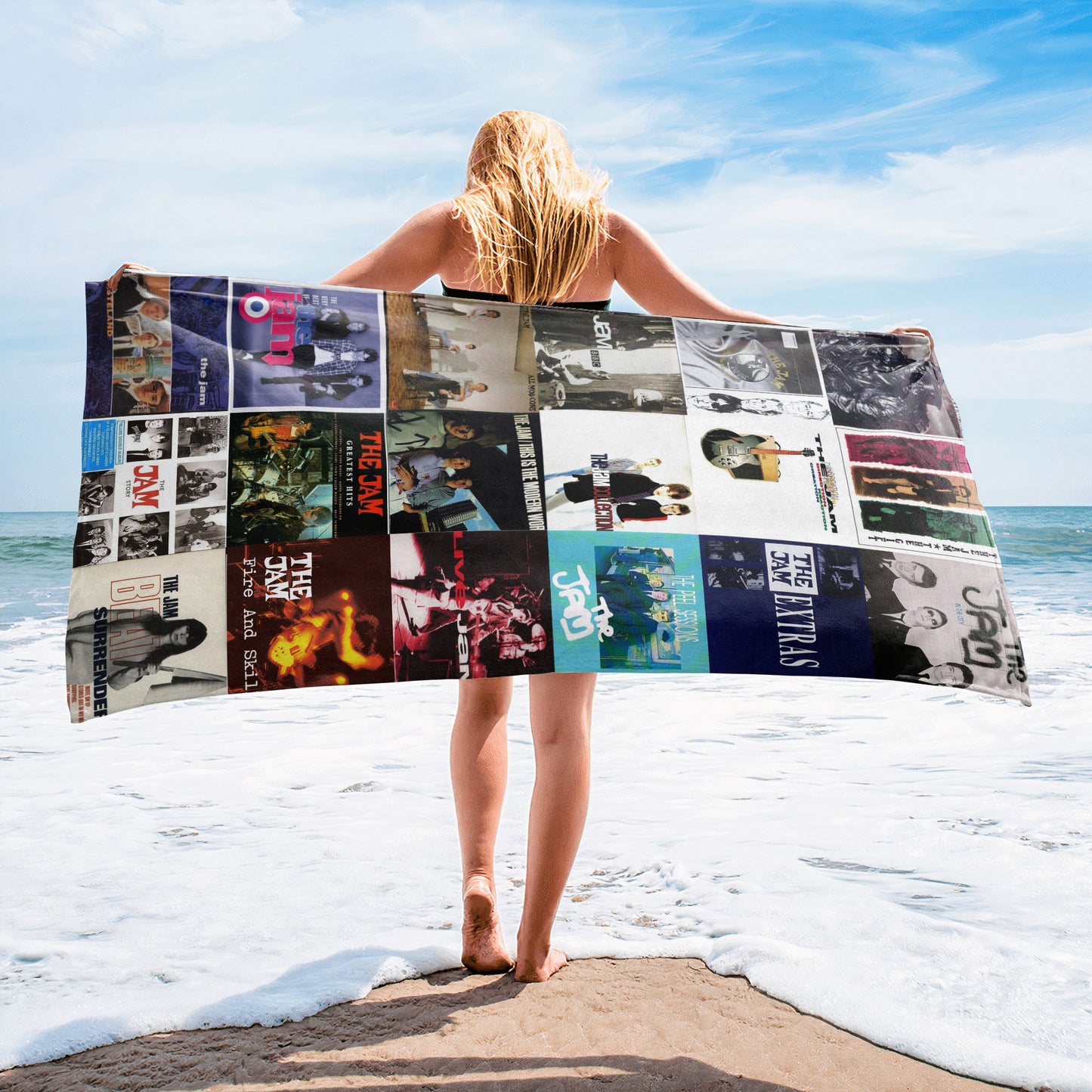 The Jam Beach Towel – Album Cover Collage Classic Rock Towel