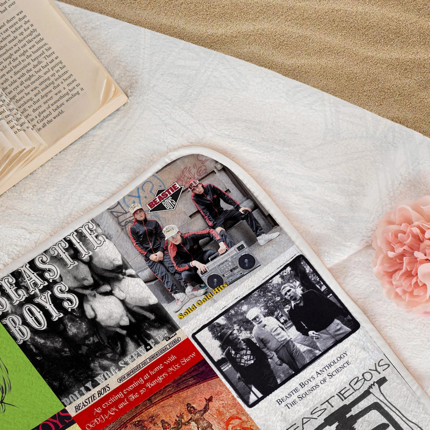 Beastie Boys Beach Towel – Album Cover Collage Hip-Hop Towel
