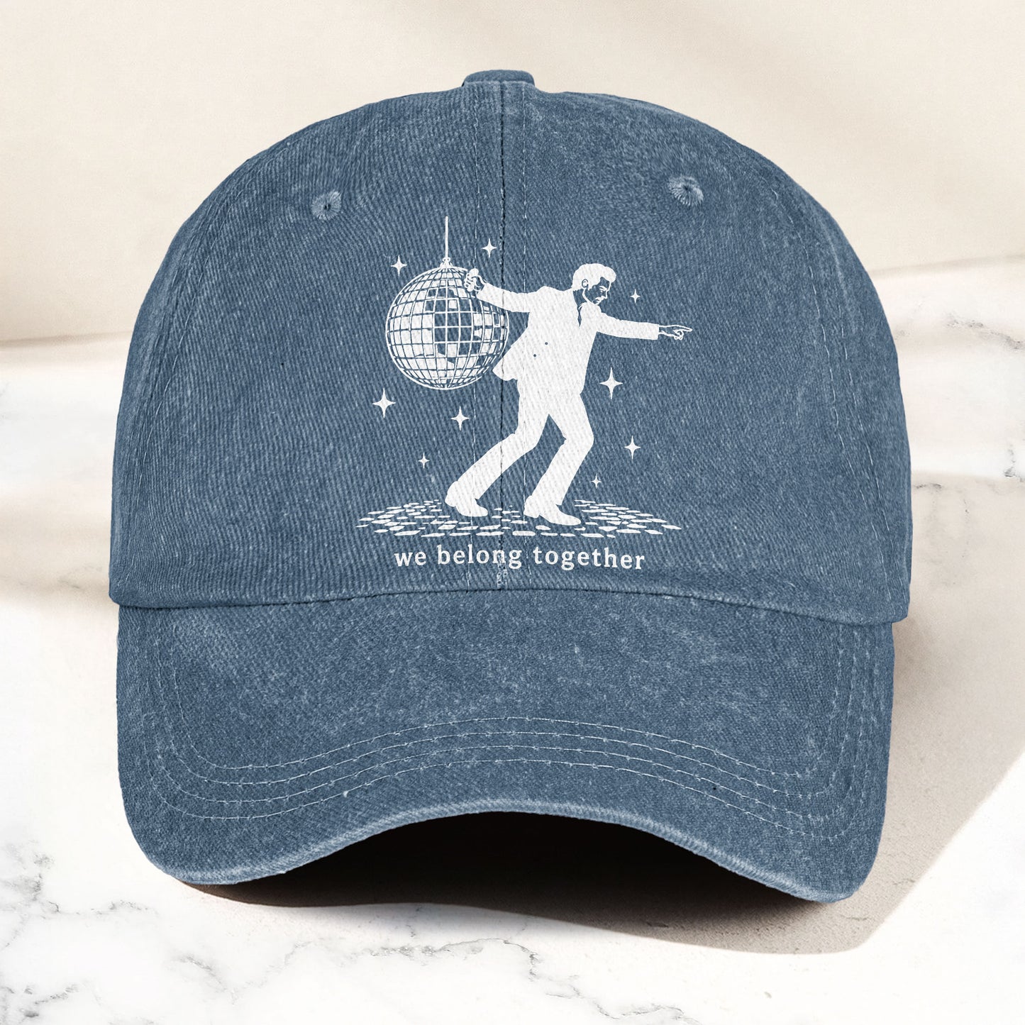 Ritchie Valens We Belong Together Disco Ball Retro Music Merch Denim Cap – Retro Vintage Dad Cap Gift For Dad (With Box)