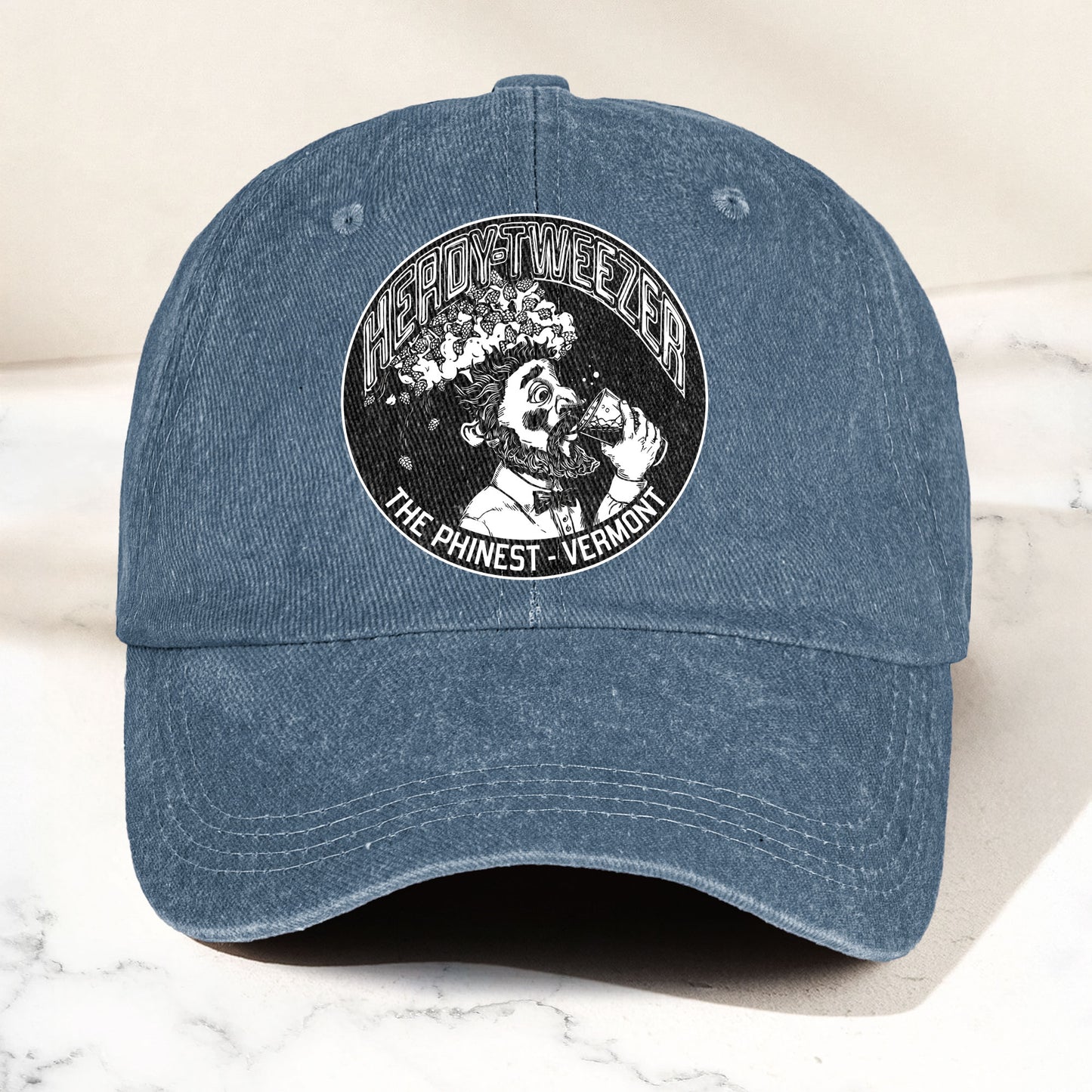 Heady Tweezer Phish Band Denim Cap – Retro Rock Music Merch Cap Gift For Dad (With Box)