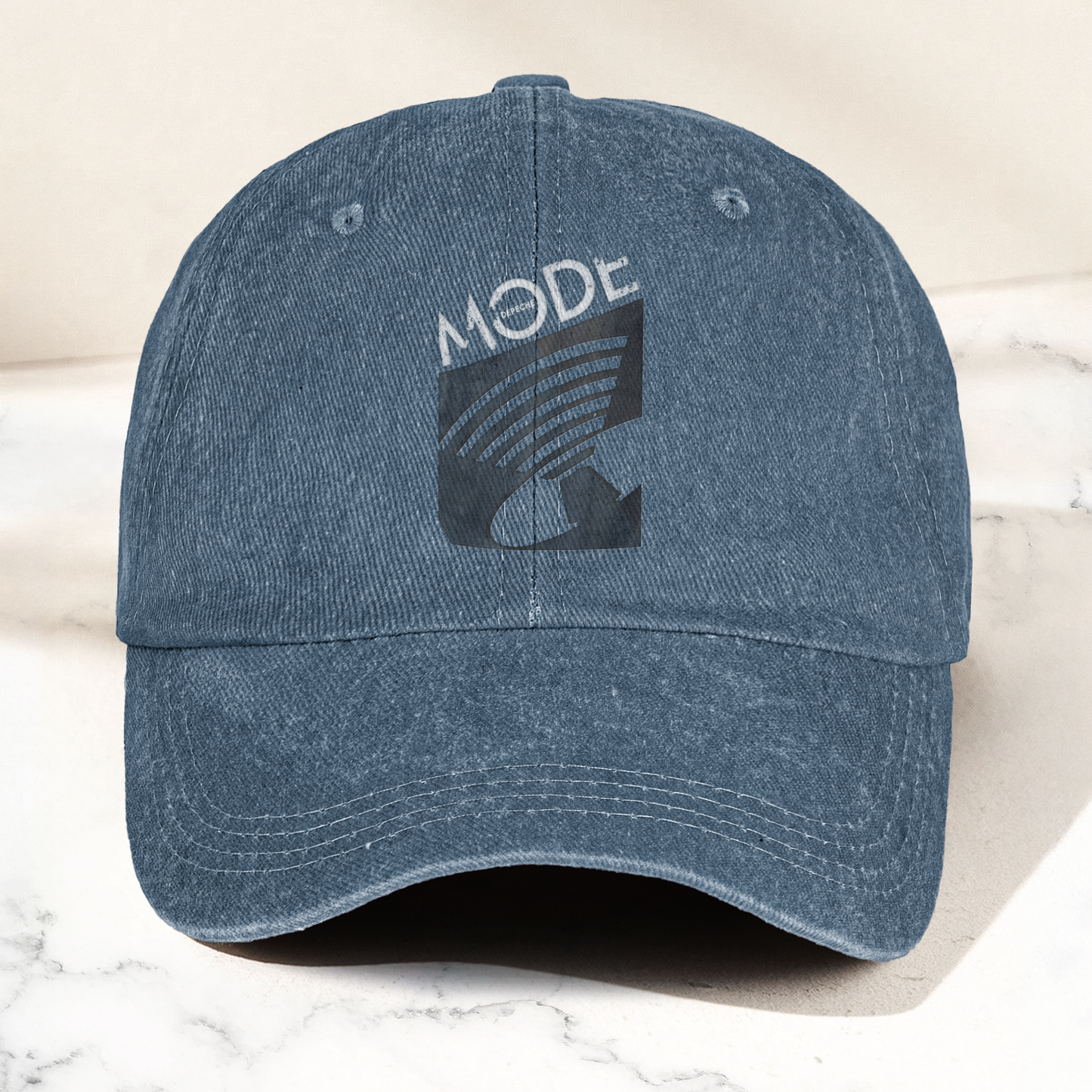Depeche Mode Music for the Masses Denim Cap – Vintage Depeche Mode Band Album Merch Gift for Dad (With Box)