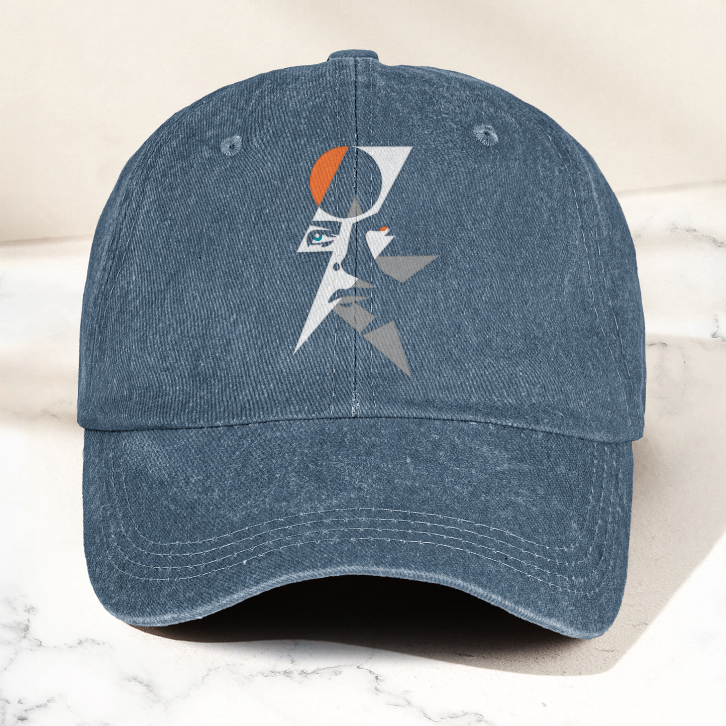 Starman Inspired by David Bowie Denim Cap – Retro Music Fan Cap Gift For Dad (With Box)