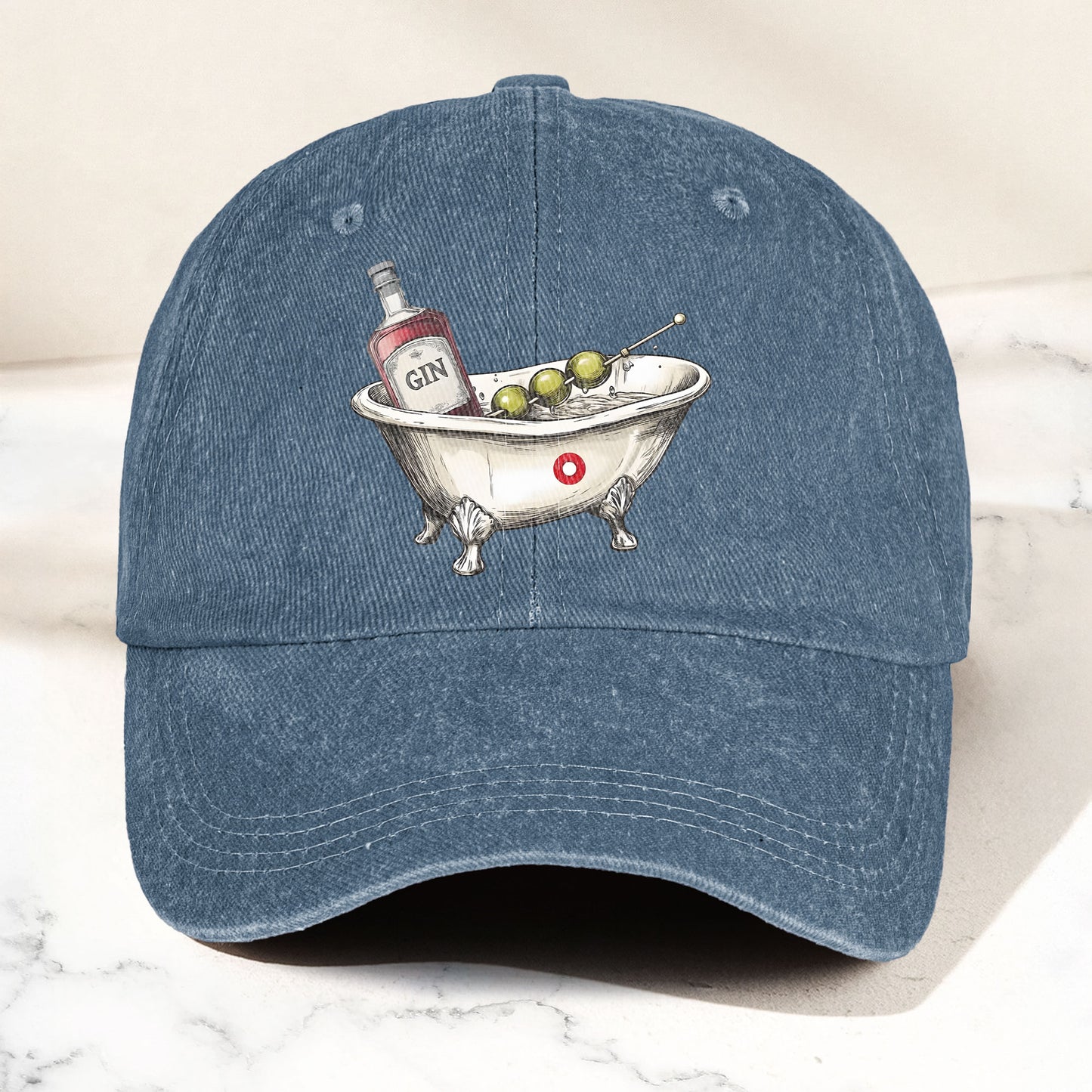Phish Bath Tub Gin Denim Cap – Retro Music Fan Merch Cap Gift For Dad (With Box)