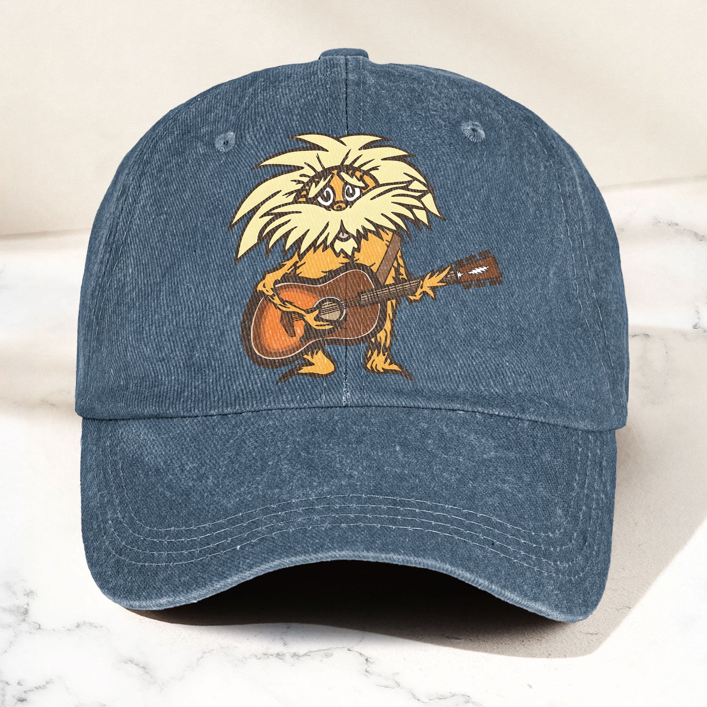 Bob Weir Denim Cap – Retro Bob Weir of Grateful Dead Merch Dad Hat (With Box)
