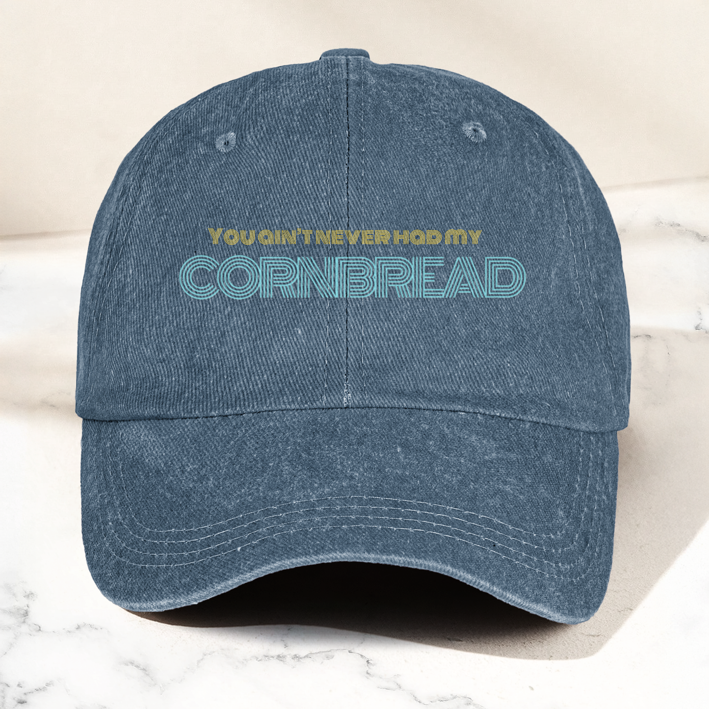 Dave Matthews Band Cornbread Lyrics Denim Cap – Retro Music Cap Gift For Dad (With Box)
