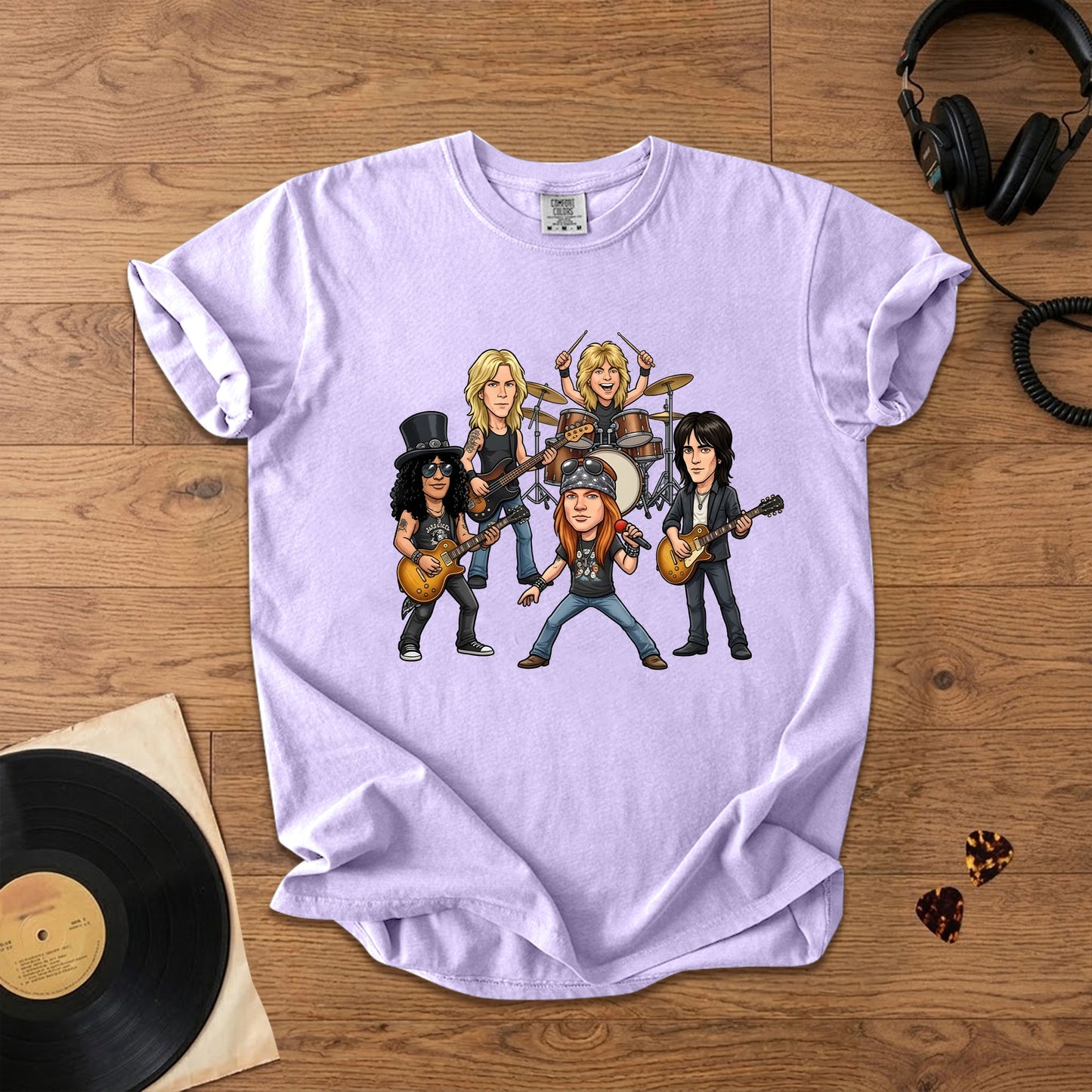 Guns N’ Roses Band Graphic T-Shirt – Rock Fan Tee