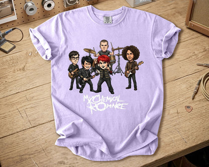 My Chemical Romance Comfort Colors Tee – Band Members Tribute Classic Emo Rock Shirt