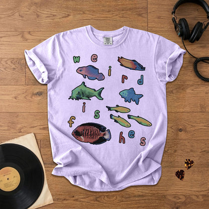 Weird Fishes Radiohead Comfort Tee – Space & Retro Rock Inspired Graphic Shirt