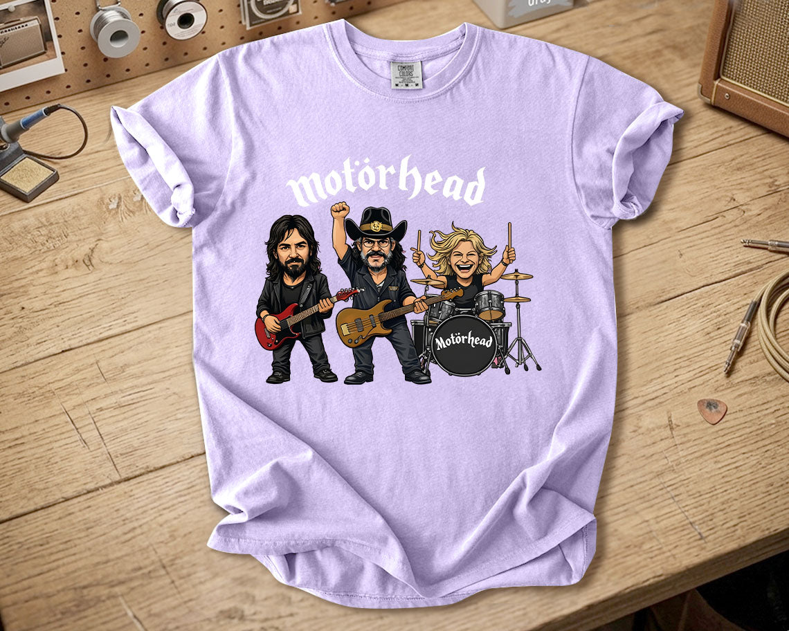 Motörhead Comfort Colors Tee – Lemmy Kilmister Band Members Tribute Classic Rock Shirt