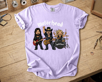 Motörhead Comfort Colors Tee – Lemmy Kilmister Band Members Tribute Classic Rock Shirt
