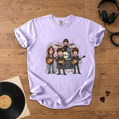 Vintage Beatles Band Comfort Tee – Classic Rock Graphic T-Shirt