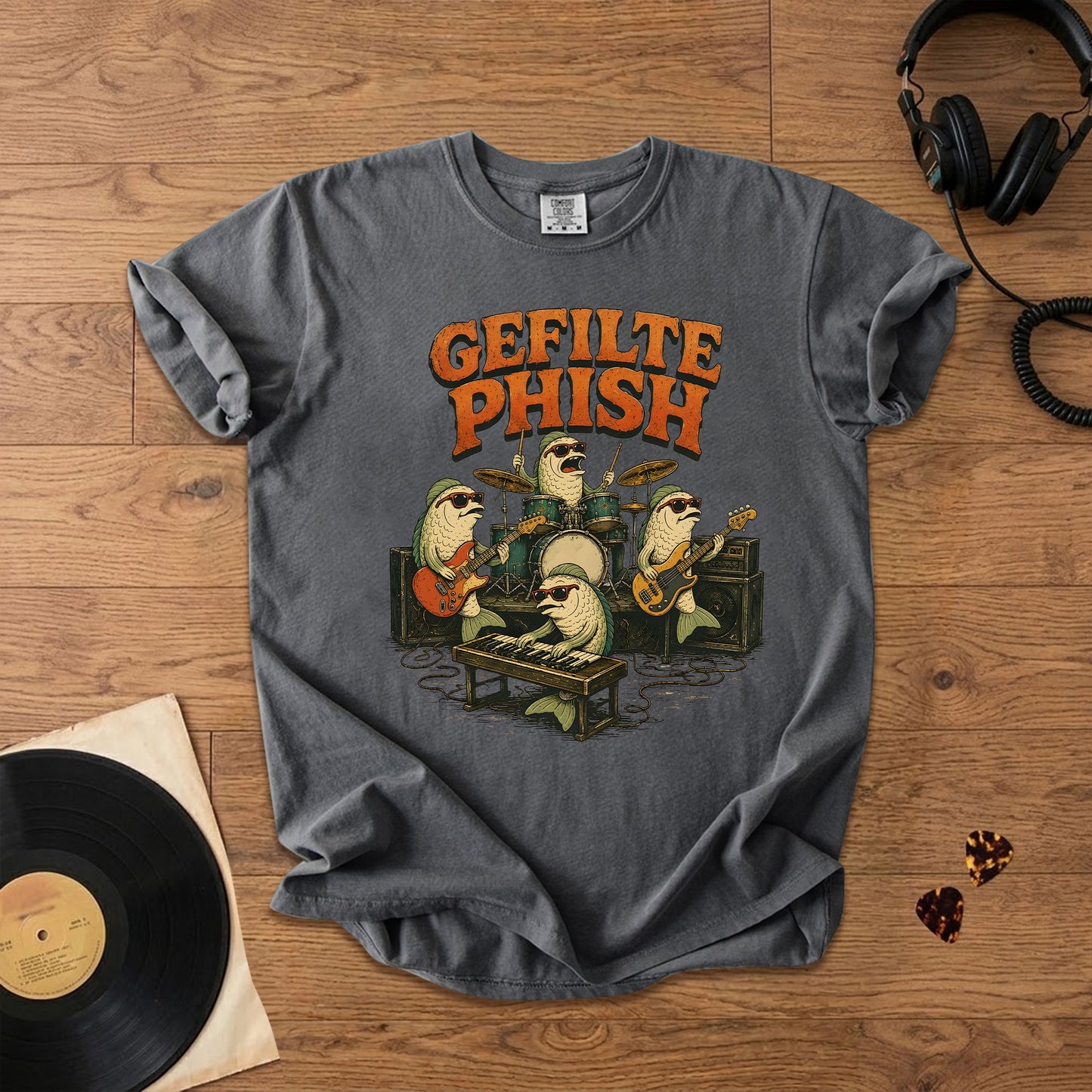 Gefilte Phish T-Shirt – Retro Rock Music Phish Band Merch Tee