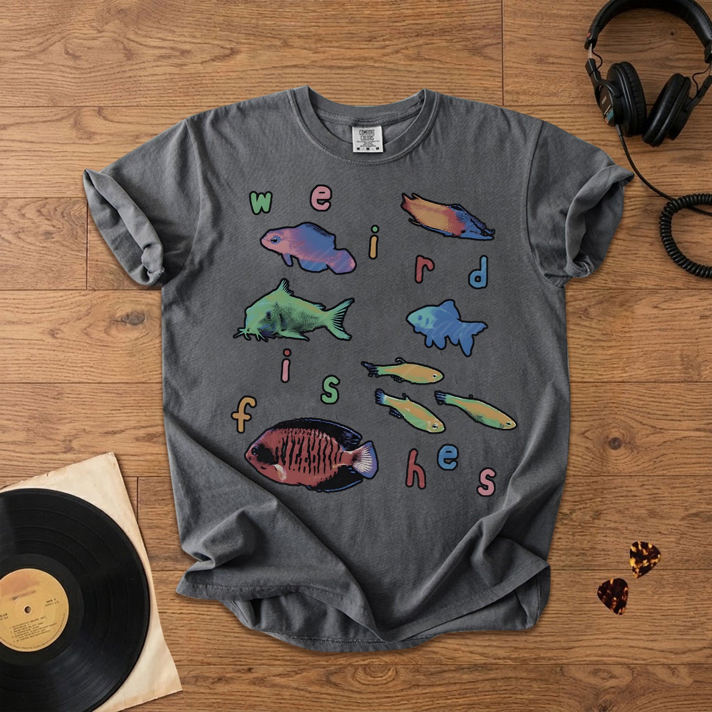 Weird Fishes Radiohead Comfort Tee – Space & Retro Rock Inspired Graphic Shirt