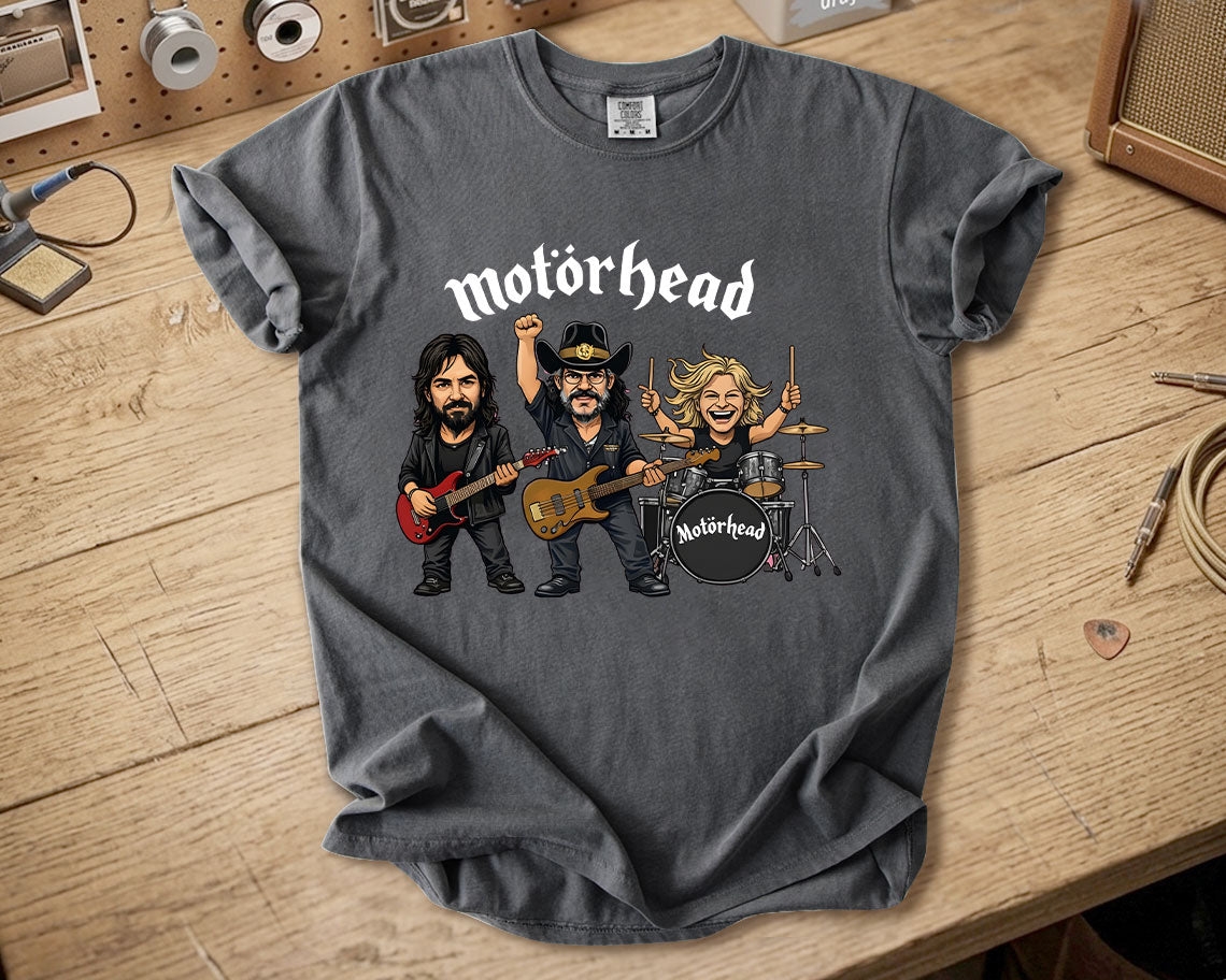 Motörhead Comfort Colors Tee – Lemmy Kilmister Band Members Tribute Classic Rock Shirt
