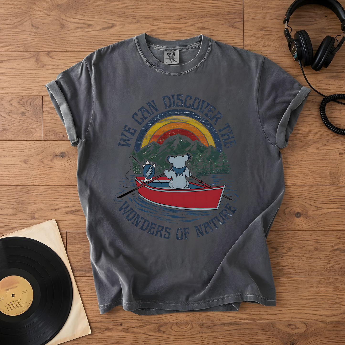 Grateful Dead Bear Discover The Wonders Of Nature T-Shirt – Retro Music Band Merch Tee