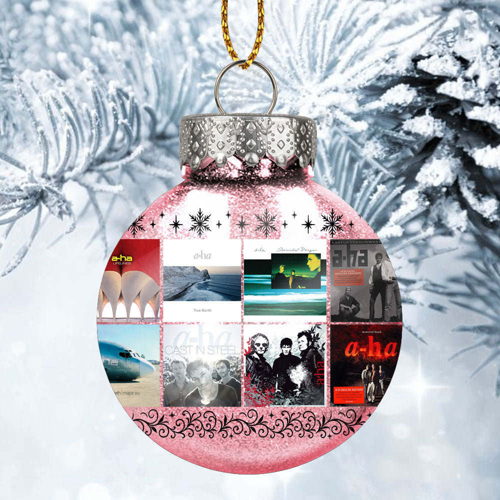 A-ha Ball Ornament – A Nostalgic Christmas Gift for Pop Lovers