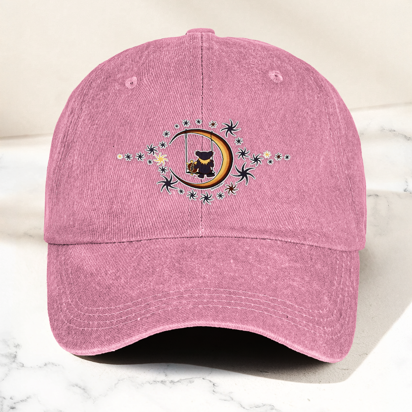 Grateful Dad Cap – Dancing Bears Moon Swing Dad Hat