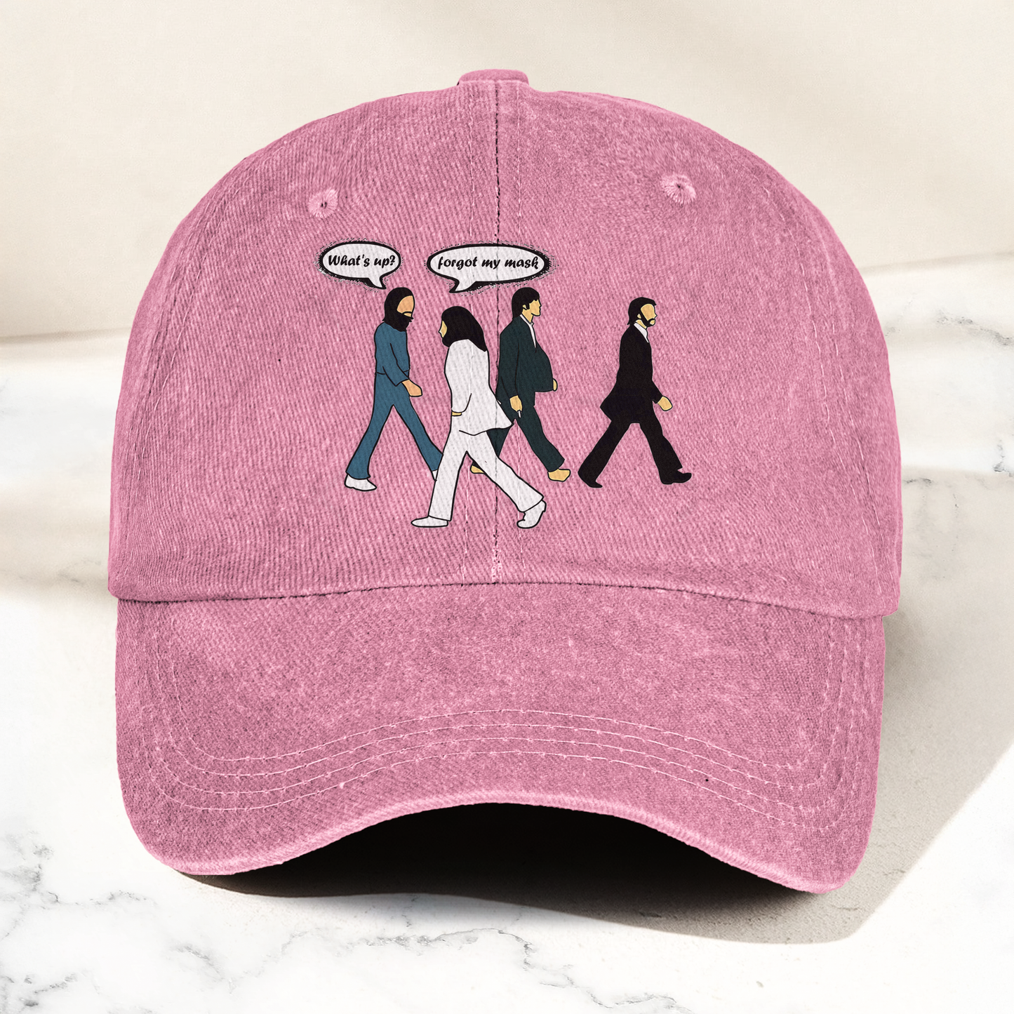Abbey Road Denim Dad Cap – Iconic Walk ( With BOX)