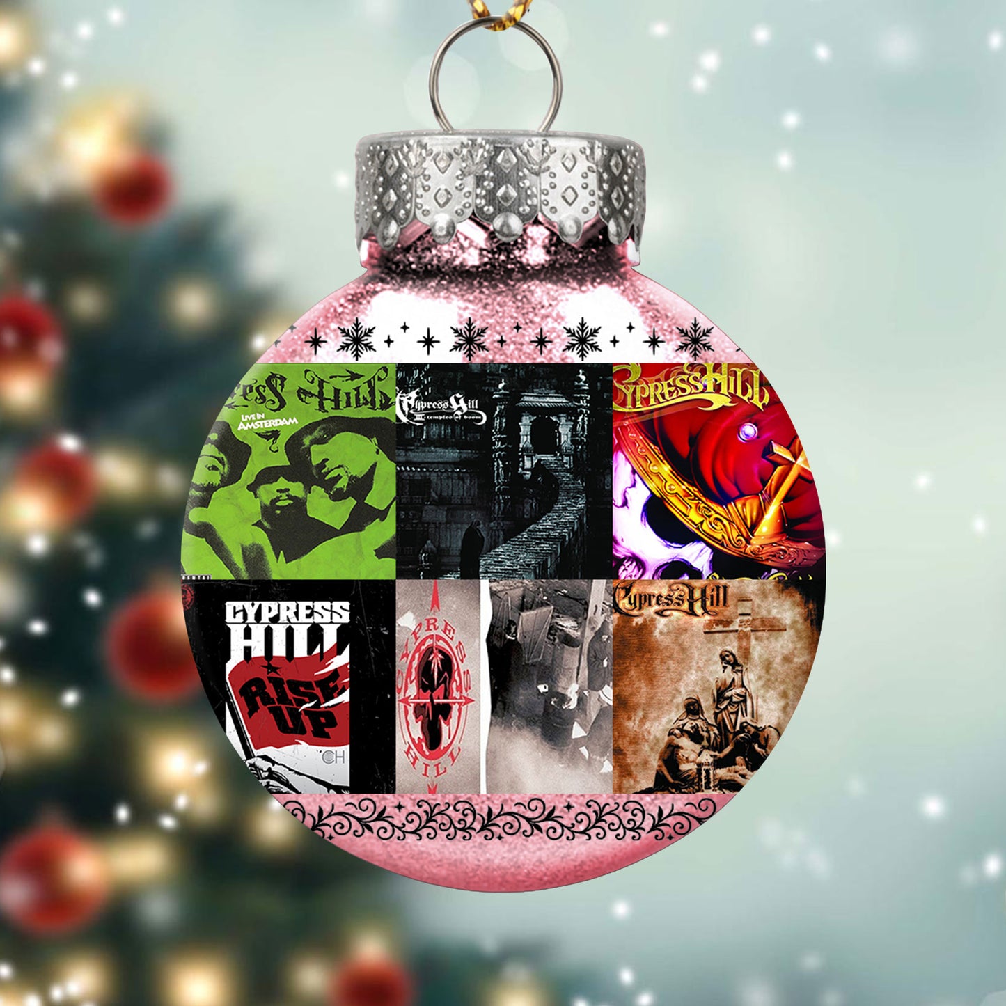 Cypress Hill Album Covers Christmas Ball Ornament
