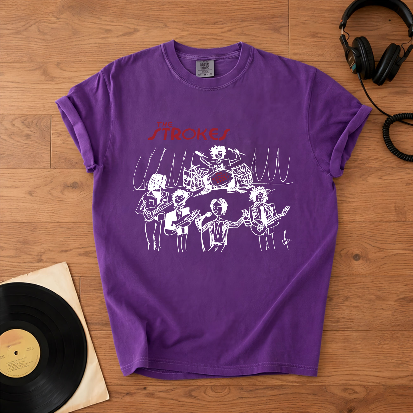 The Strokes Band Graphic Tour T-Shirt – Retro Music Band Merch Tee