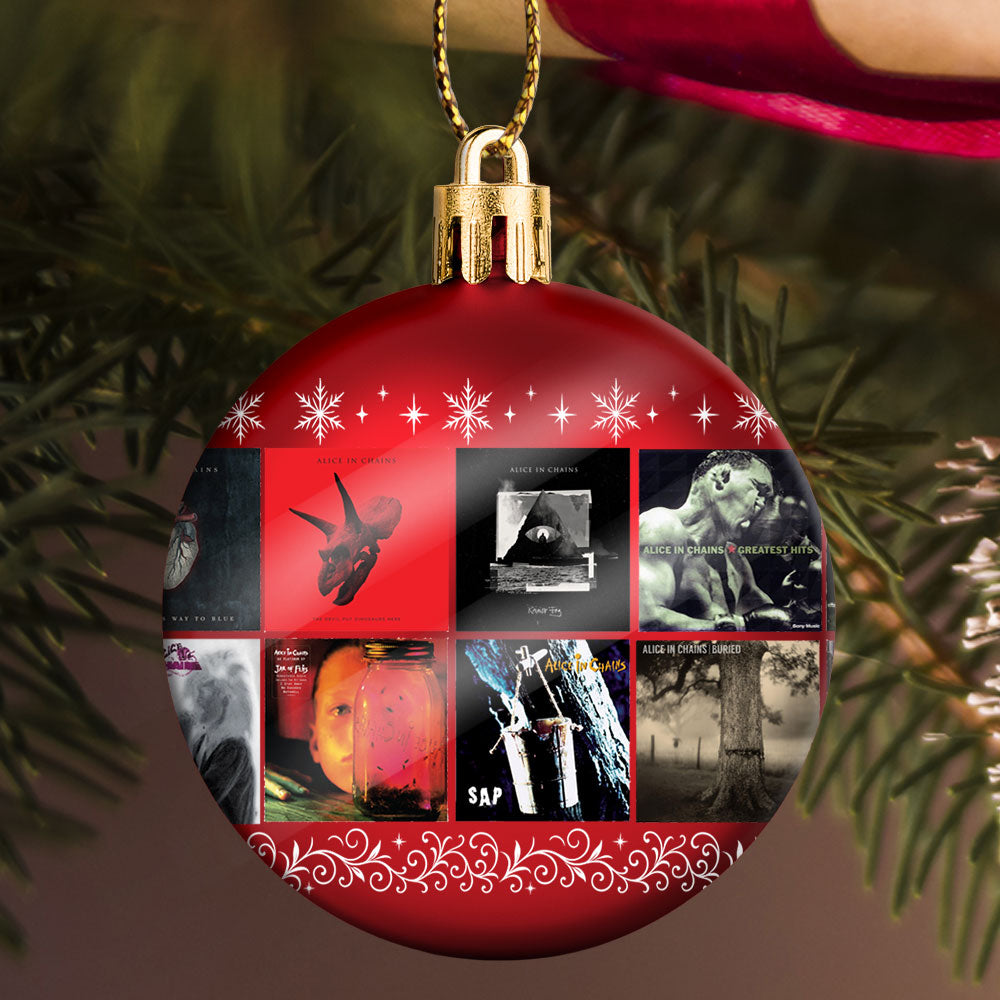 Alice In Chains Ball Ornament – Grunge Legends Meet Holiday Spirit
