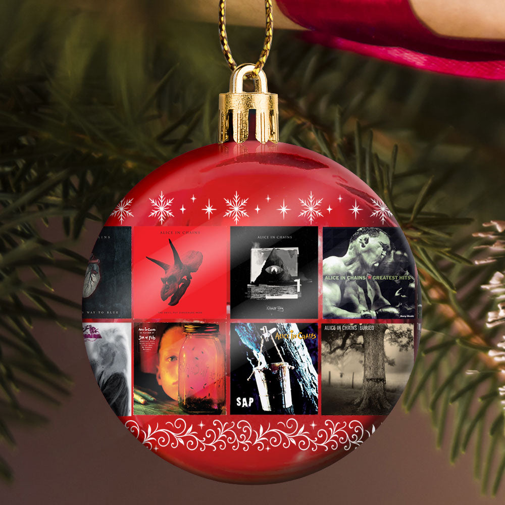 Alice In Chains Ball Ornament – Grunge Legends Meet Holiday Spirit