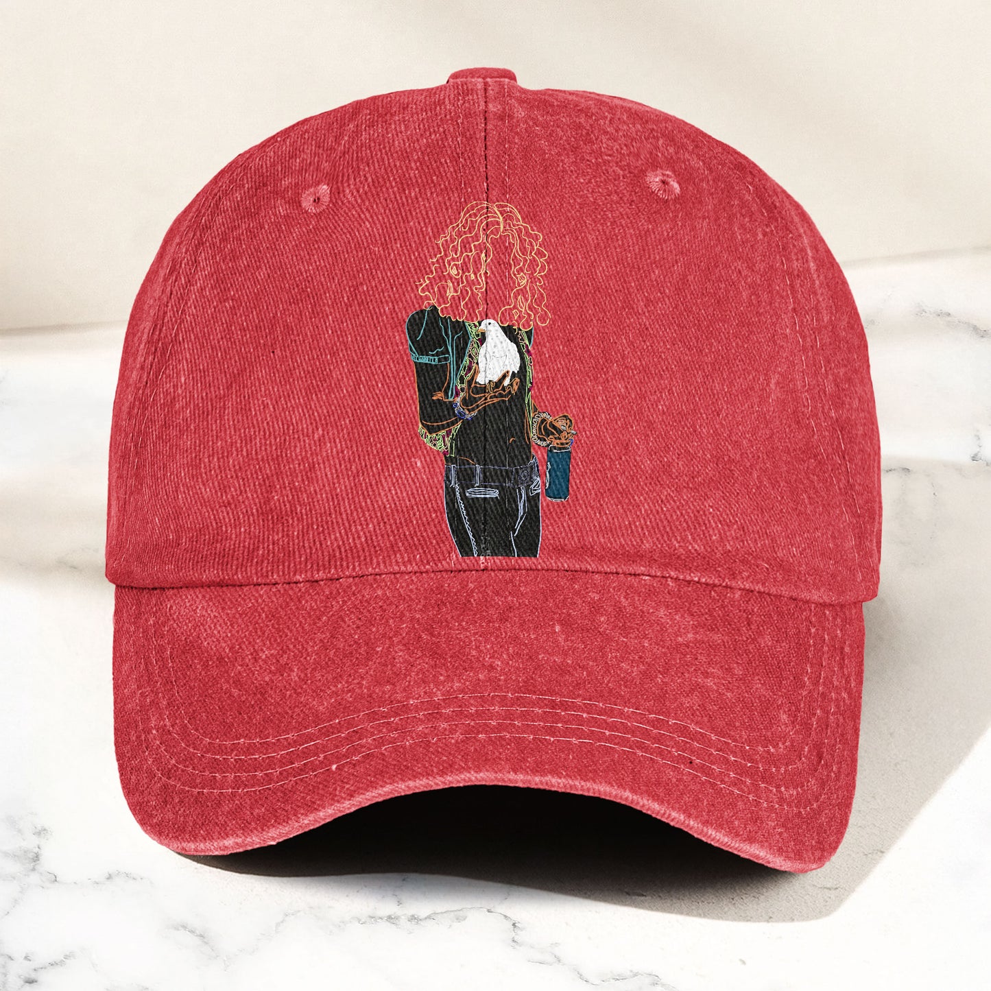 Led Zeppelin Robert Plant Dove Graphic Music Merch Denim Cap – Retro Vintage Dad Cap Gift For Dad (With Box)