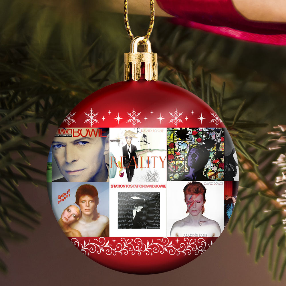 David Bowie Ball Ornament – A Stardust Celebration of Art, Sound, and Cosmic Style