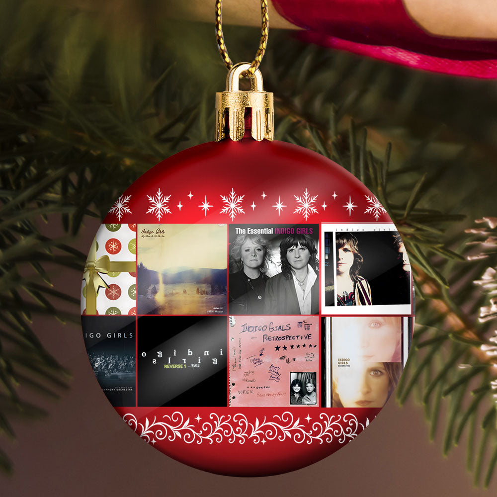 Indigo Girls Ornament – Folk Harmony in Holiday Glow