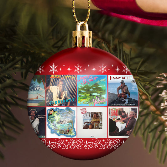 Jimmy Buffett Ball Ornament – A Tropical Holiday Tribute