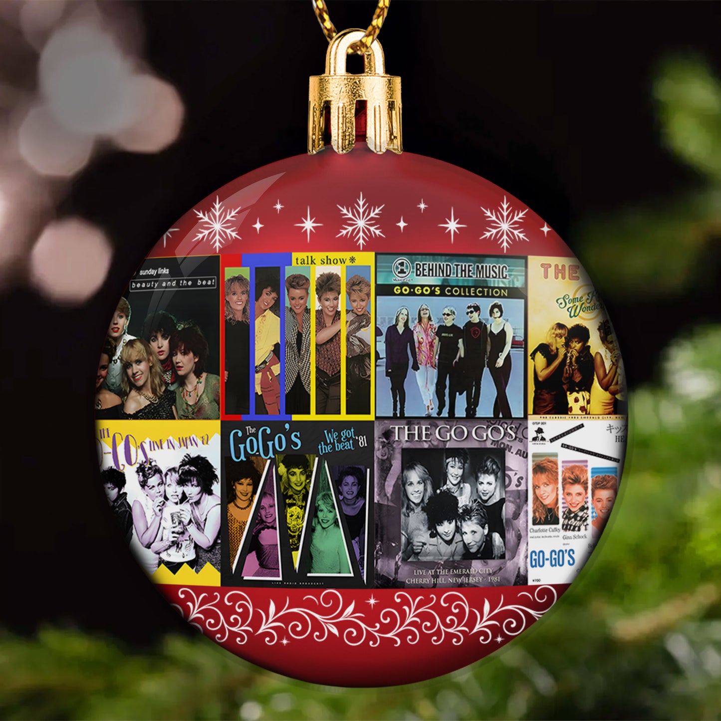 The Go-Go’s Ball Ornament – Pop Rock Trailblazers