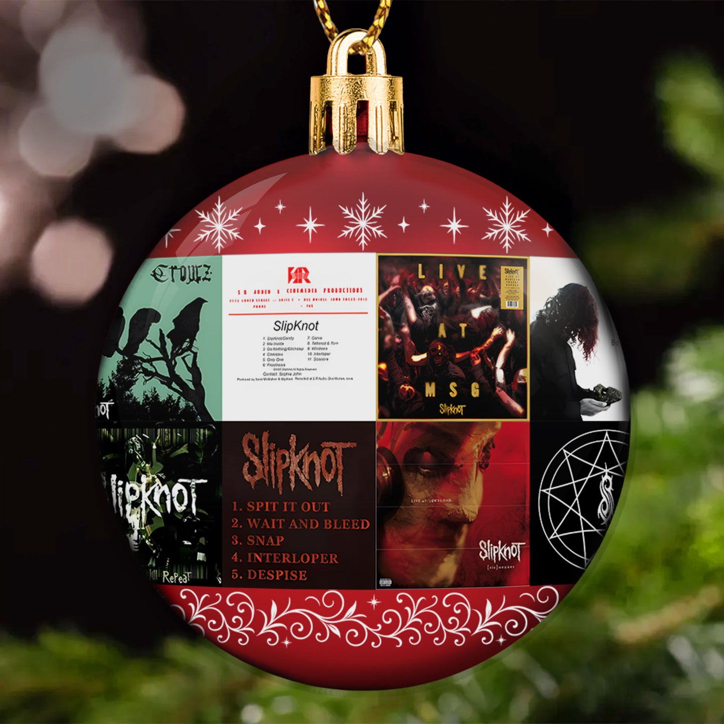 Slipknot Ball Ornament – Metal Mayhem Collection