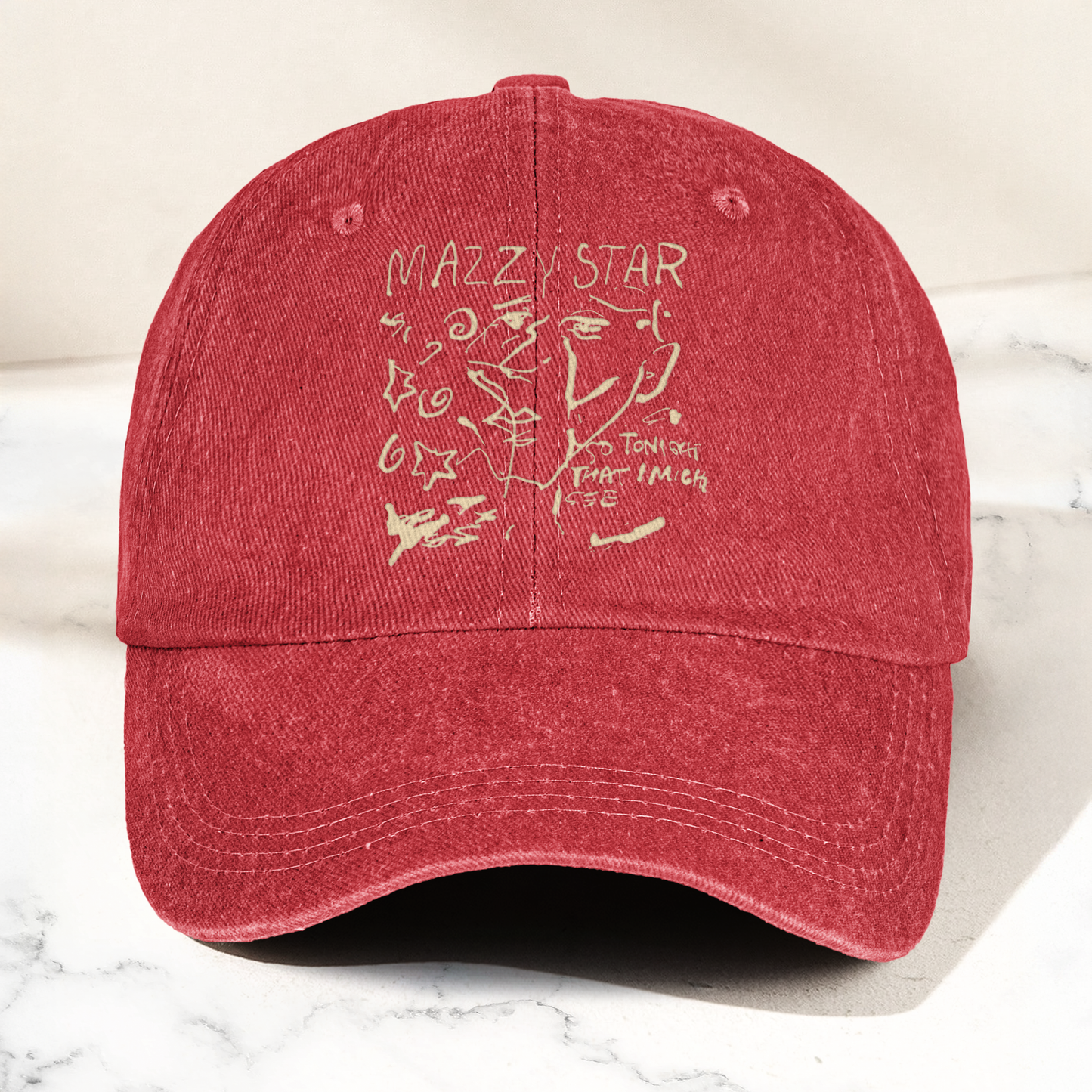 Mazzy Star So Tonight That I Might See Vintage Denim Cap – Retro Mazzy Star Band Cap Gift For Dad (With Box)
