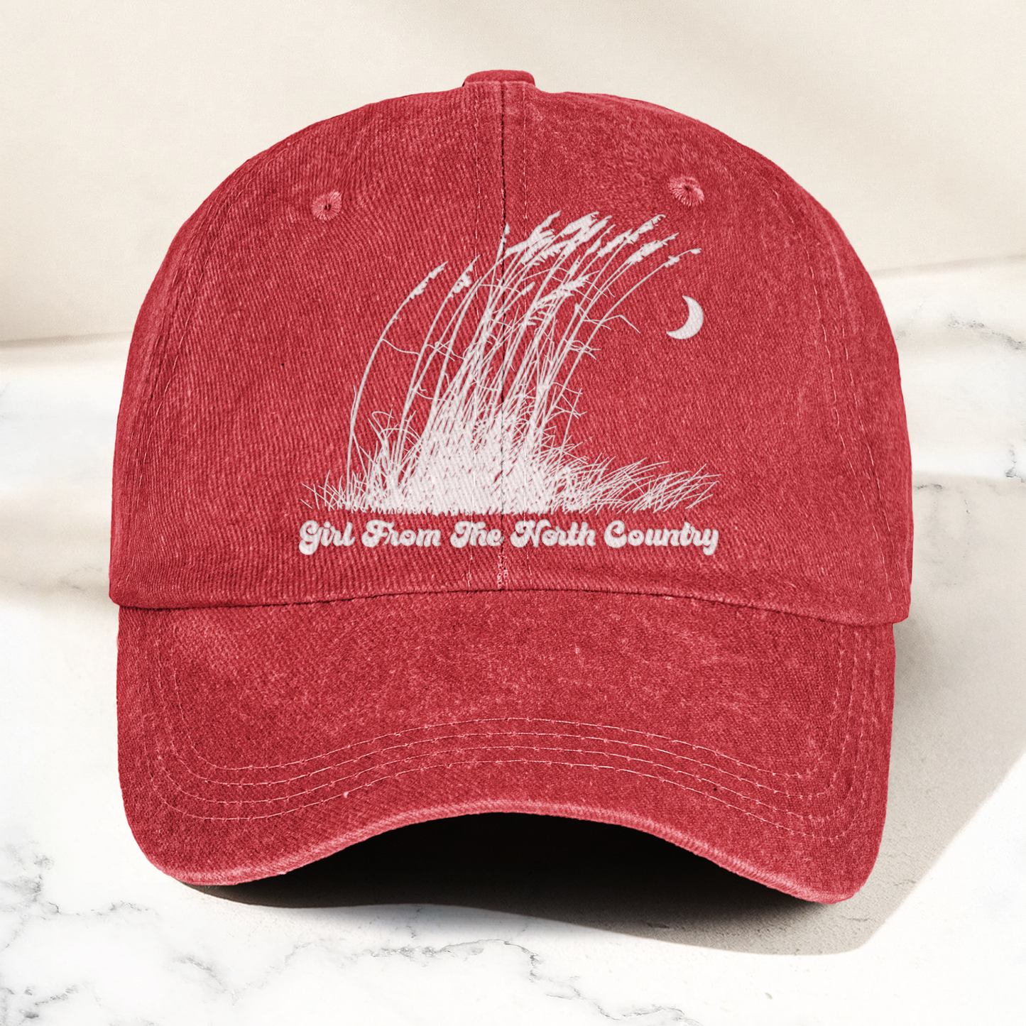 Bob Dylan Girl From The North Country Folk Lyrics Music Merch Denim Cap – Retro Vintage Dad Cap Gift For Dad (With Box)