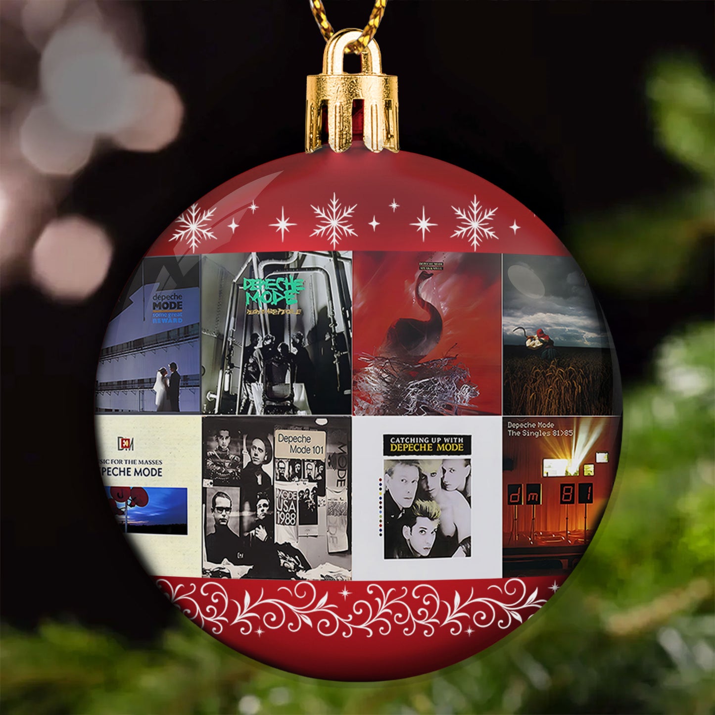 Nine Inch Nails Ball Ornament – A Darkly Beautiful Tribute to Industrial Artistry