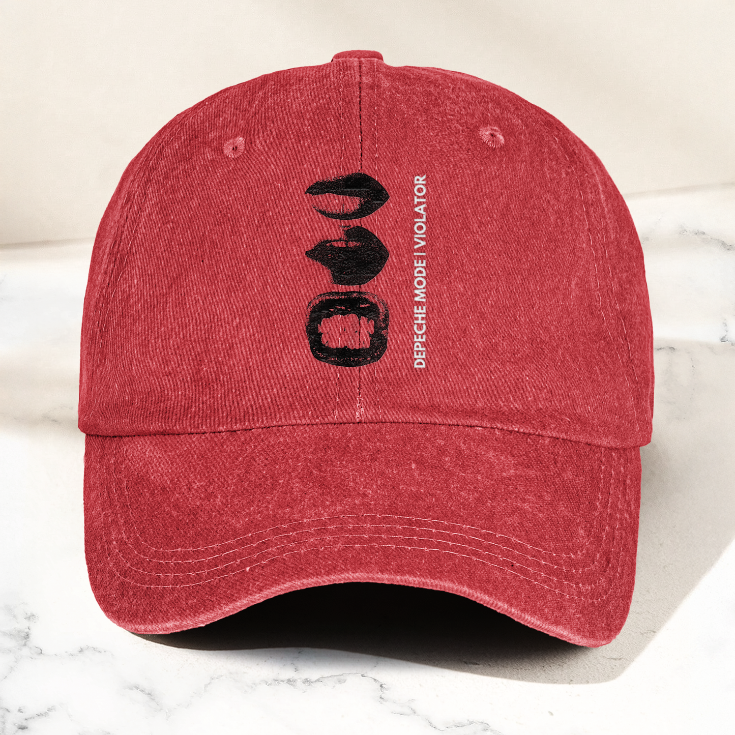 Depeche Mode Violator Denim Cap – Vintage Depeche Mode Band Merch Gift for Dad (With Box)