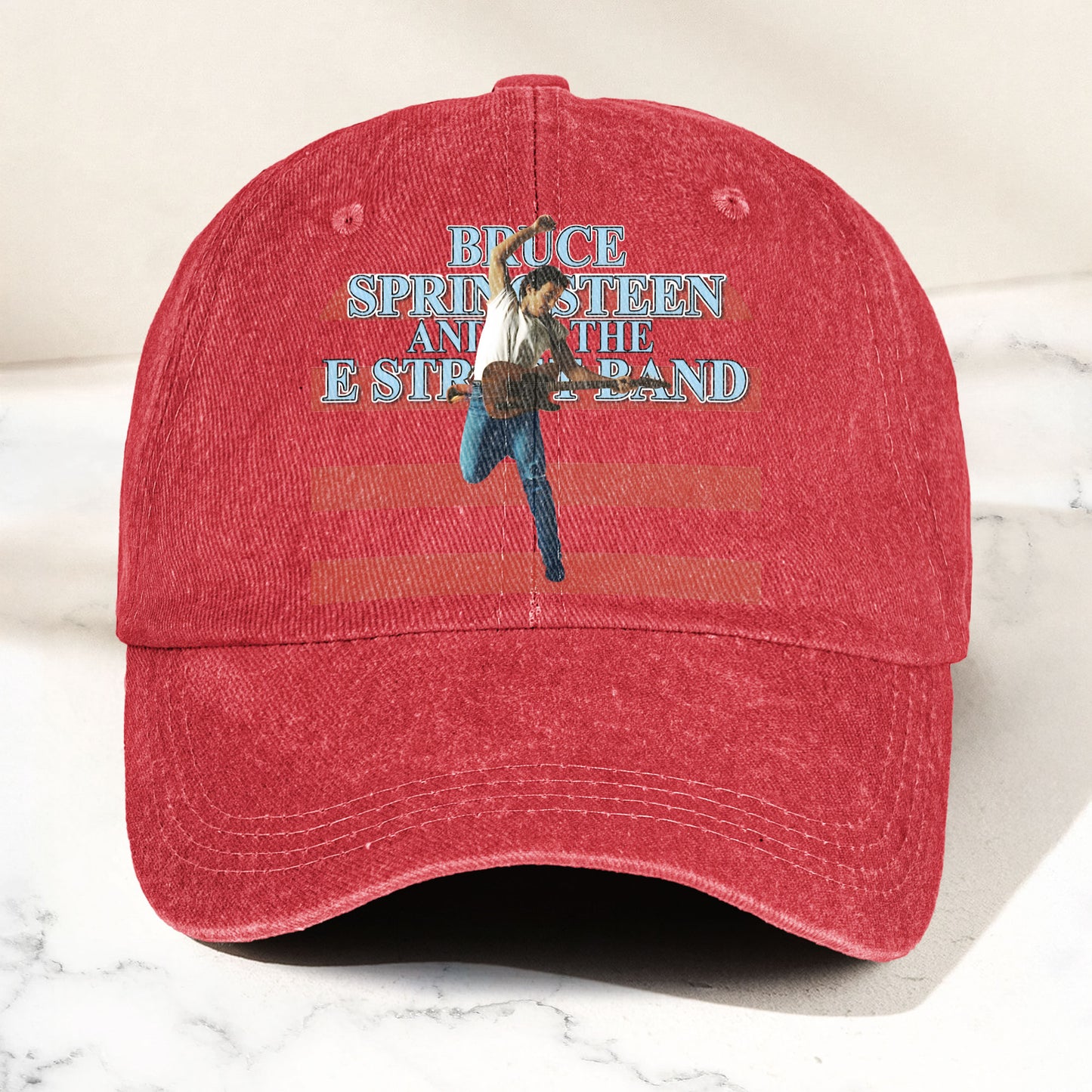 Bruce Springsteen version 2 Denim Cap – Retro Vintage Dad Cap Gift For Dad (With Box)
