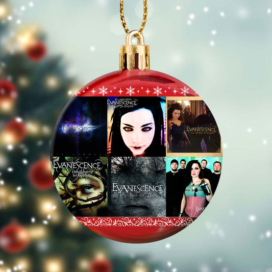 Evanescence Album Collage Ornament – Gothic Rock Christmas Decoration