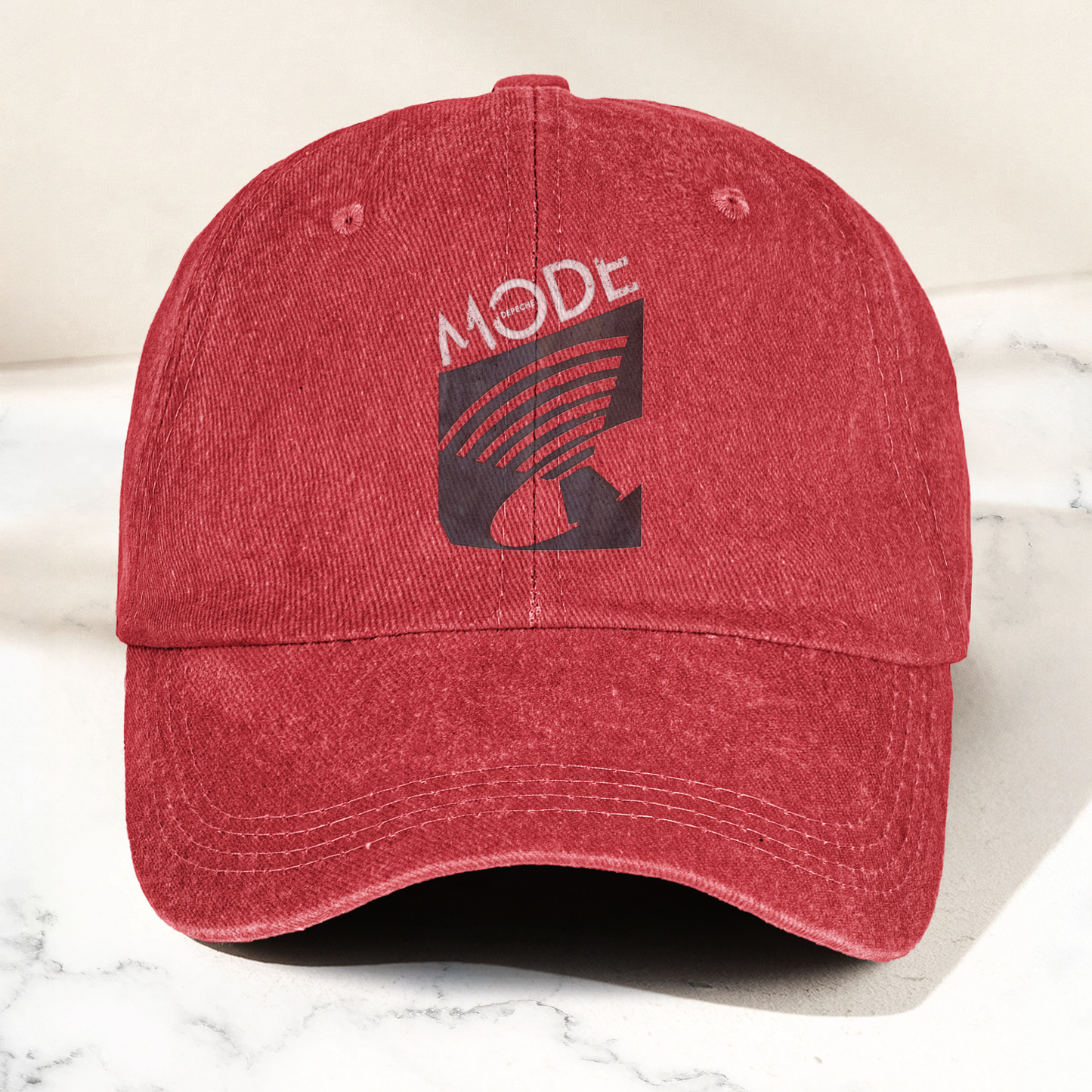 Depeche Mode Music for the Masses Denim Cap – Vintage Depeche Mode Band Album Merch Gift for Dad (With Box)